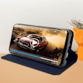Miniatyrbillede 3 af 4: Hynde til Samsung Galaxy A20e - AVIZAR - Folio Etui - Øko-læder - Video Stander - Mørk Blå Midnattsblå