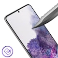 Pikkukuva 3 / 4: Suojakalvo - AKASHI - Samsung Galaxy S20 - 9H karkaistu lasi - Ultra Thin - Läpinäkyvä musta Contour Svart
