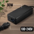 Miniatyrbillede 4 af 5: Netoplader - LINQ - HP-9050 - 90W - 19V - Tip 7,4*5,0 mm Svart