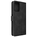 Pikkukuva 2 / 5: Xiaomi Redmi Note 10 Pro Case Suede Effect Wallet Video Support Forcell musta Svart