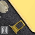 Miniatyrbillede 3 af 4: SIM-kortskuffe - Apple - iPhone 11 - 1 slot - Nano Sim - Gul guld guldgul