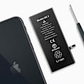 Miniatyrbillede 3 af 4: Internt batteri til iPhone SE 2022 - AVIZAR - Kapacitet 2018mAh - Lithium Ion - 3,7 V Svart