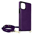 Pikkukuva 2 / 4: Coque Cordon - Violet - iPhone 12 Mini - Multifunktio - Iskunkestävä Suoja - Irrotettava Hihna Lila