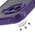 Pikkukuva 3 / 6: Suoja Google Pixel 9a:lle iskunkestävä vahvistetuilla kulmilla, violetti Lila