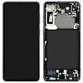 Pikkukuva 1 / 4: LCD-näyttö - Samsung - Galaxy S21 Plus - Alkuperäinen kosketusnäyttö - Musta väri - Helppo asennus Svart