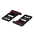 Miniatyrbillede 1 af 4: SIM-kortskuffe - Huawei - Mate 20 Pro - Udskiftningsadapter - Sort farve - Nano Memory kompatibel Svart
