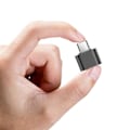 Miniatyrbillede 4 af 4: USB C til USB 2.0 ADAPTØR AVIZAR - Overførselshastighed 480 Mbps - Aluminium design - Sort
