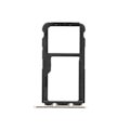Miniatyrbillede 4 af 4: SIM-kortholder til Huawei Mate 20 Lite Nano SIM og Micro-SD Guld Gul