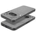 Miniatyrbild 2 av 5: Fodral för Nothing Phone 2a - AVIZAR - Texturerat konstläder - Mjuk kontur - Grå Grå