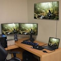 Miniatyrbild 3 av 4: HDMI-adapter - LinQ - Multiport - 3x HDMI Hon - Full HD - Svart