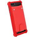 Miniatyrbillede 2 af 4: Smartphone cover - Universal - Rød - Silikone - Blød - Kortholder Röd