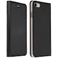 Miniatyrbillede 2 af 4: iPhone 7 / 8 Cover - AVIZAR - Ultra-tynd Pung Etui - Øko-læder - Sort - Stødbeskyttelse Svart