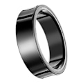 Miniatyrbillede 2 af 6: Bluetooth-forbundet ring sundhedsovervågning multisport vandtæt størrelse 10 sort