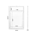 Miniatyrbild 4 av 4: Pack med 10 skydd i PSA-format för samlarkort i transparent akryl Vit