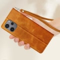 Miniatyrbillede 4 af 4: Xiaomi Redmi 12 Case Camel Wrist Strap Flip Case