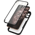 Pikkukuva 1 / 4: Kokonainen kuori - AVIZAR - iPhone 11 Pro Max - Iskunkestävä - Plexi - Musta reuna Svart