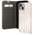 Miniatyrbillede 2 af 5: Luksus etui til iPhone 14 Flip Card Holder Elegant Design 4G Guess Pattern Pink Rosa