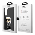 Miniatyrbillede 2 af 5: Taske til Samsung Galaxy S23 - KARL LAGERFELD - Bi-materiale - Ikoniske illustrationer - Forhøjede kanter Svart