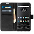 Miniatyrbillede 4 af 4: Housse - BlackBerry - KEY2 - Øko-læder - Sort - Folio med videostøtte Svart