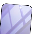 Miniatyrbillede 2 af 6: Skærmbeskytter - AVIZAR - iPhone 14 Pro Max - Hærdet glas - Anti-blåt lys - Ridsefast Svart
