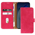 Miniatyrbillede 2 af 5: Pung til Oppo Reno 13 med magnetisk klap i fuchsia Rosa