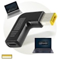 Pikkukuva 4 / 5: Lenovon USB-C neliöpistoke -lataussovitin Svart