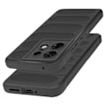 Pikkukuva 2 / 5: Suojakuori Motorola Edge 50 Prolle - AVIZAR - 3D-kuvioitu kuvio - musta Svart