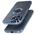 Miniatyrbillede 2 af 5: Glam Series Cover til iPhone 16 Pro Stødsikker Blå - AVIZAR - Halvstiv - Syntetisk - Blandet Blå