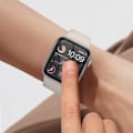 Pikkukuva 4 / 4: Suojalasi Apple Watch SE:lle 44mm - IMAK - Musta Contour - Iskunkestävä - Teräväpiirto