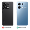 Pikkukuva 4 / 6: Flowers-kotelo Xiaomi Redmi Note 13:lle 4G Wallet Video Support Fuchsia Rosa