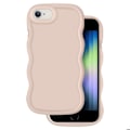 Miniatyrbillede 3 af 5: Cover til iPhone 7, 8, SE 2020 og SE 2022 Silikone Stødabsorberende Beige Beige