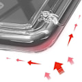 Pikkukuva 4 / 5: Suojakuori Samsung Galaxy S24:lle Iskunkestävä kovat korotetut reunat Forcell Transparent Transparent