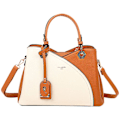 Miniatyrbillede 1 af 6: Elegant Taske til Kvinder med Grained Effekt Gallantry Beige Beige