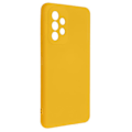 Miniatyrbild 2 av 5: Samsung Galaxy A53 5G Halvstyvt silikonfodral Tunt Soft-touch-finish Gul