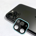 Miniatyrbillede 3 af 4: Lins til iPhone 11 Pro / Pro Max Tempereret Glas Anti-Spor Blå Turkis Turkos