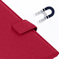 Miniatyrbillede 4 af 5: Etui til Honor Magic 5 Pro - AVIZAR - Video Support Wallet - Litchi imiteret læder - Pink Rosa