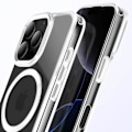 Pikkukuva 4 / 6: MagSafe-kuori iPhone 16 Pro, läpinäkyvä hopeanvärinen takakuori Grå