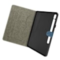 Miniatyrbild 2 av 5: Etui - Samsung - Galaxy Tab S9 Plus/S9 FE Plus - Blå - Ekologisk läder - Video-stöd Blå