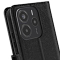 Miniatyrbillede 4 af 5: Etui til Xiaomi Redmi Note 14 4G Tegnebrik med Håndledderem Mayaxess Sort Svart