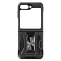 Miniatyrbillede 2 af 5: Ringetui til Samsung Galaxy Z Flip 5 Shockproof ArmoRing Bump Series Sort Svart