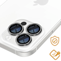 Pikkukuva 3 / 6: Kameran karkaistu lasi iPhone 16 Pro Max 9H -kovuus naarmuuntumaton harmaa Grå