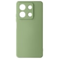 Miniatyrbild 1 av 6: Fodral till Xiaomi Redmi Note 13 5G - AVIZAR - Soft Touch Matte Flexibel Silikon - Fern Green Grön
