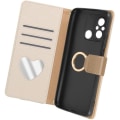 Miniatyrbild 1 av 6: Axelremsfodral för Xiaomi Redmi 12C Plånbok Zip Pouch Beige