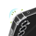 Miniatyrbillede 2 af 5: Coque Antichoc - MAYAXESS - Samsung Galaxy S23 FE - Forstærkede Kanter - Transparent - Let Design Transparent