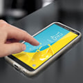 Miniatyrbild 3 av 4: Skyddsskal - AVIZAR - Samsung Galaxy J6 - Silikon + Polykarbonat - Ultra-tunn - Transparent Transparent