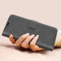 Miniatyrbillede 3 af 6: Grå pung etui til Google Pixel 8a med video support funktion Grå