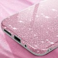 Pikkukuva 4 / 6: Kotelo Xiaomi Redmi 12:lle - AVIZAR - Puolijäykkä Silikoni Glitter - Vaaleanpunainen Rosa