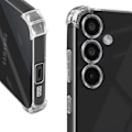 Pikkukuva 3 / 5: Iskunkestävä kuori - MAYAXESS - Samsung Galaxy S23 FE - Vahvistetut kulmat - Kirkas - Kevyt muotoilu Transparent