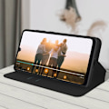Miniatyrbillede 4 af 4: Housse Xiaomi Redmi 9C - AVIZAR - Etui Folio Tegnebog - Øko-læder - Sort Svart