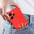 Pikkukuva 4 / 5: Suojakuori - AVIZAR - Xiaomi Redmi 12 - Puolijäykkä - Punainen - Soft-touch viimeistely Röd